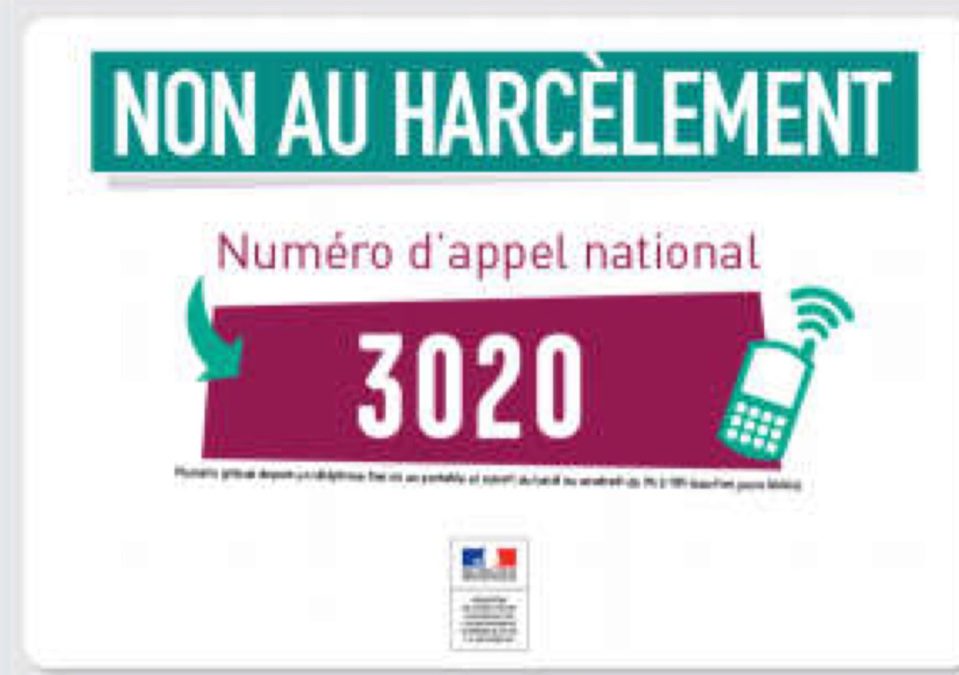 Non au harcèlement à l’école